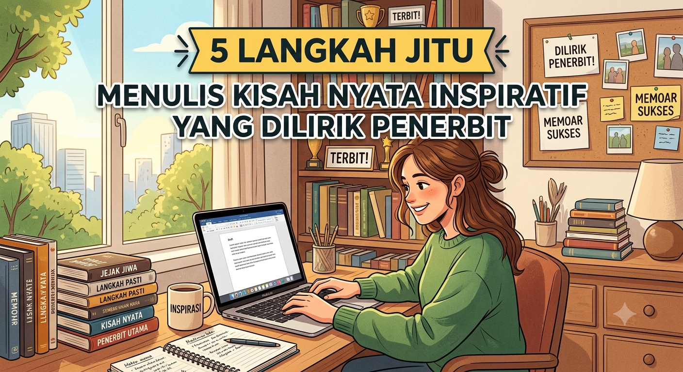 5 Langkah Jitu Menulis Kisah Nyata Inspiratif yang Dilirik Penerbit